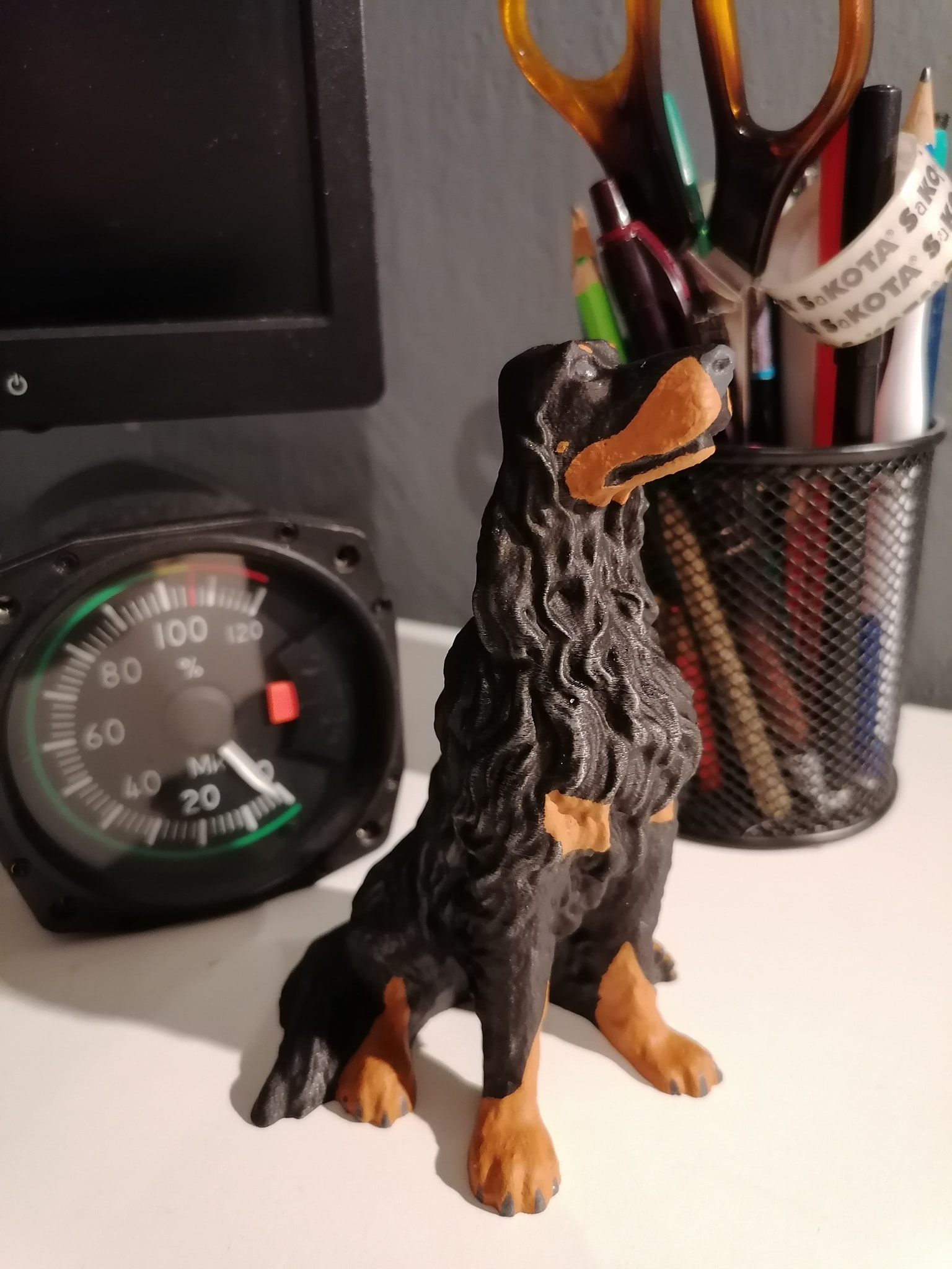 3D Printed Setter Dog