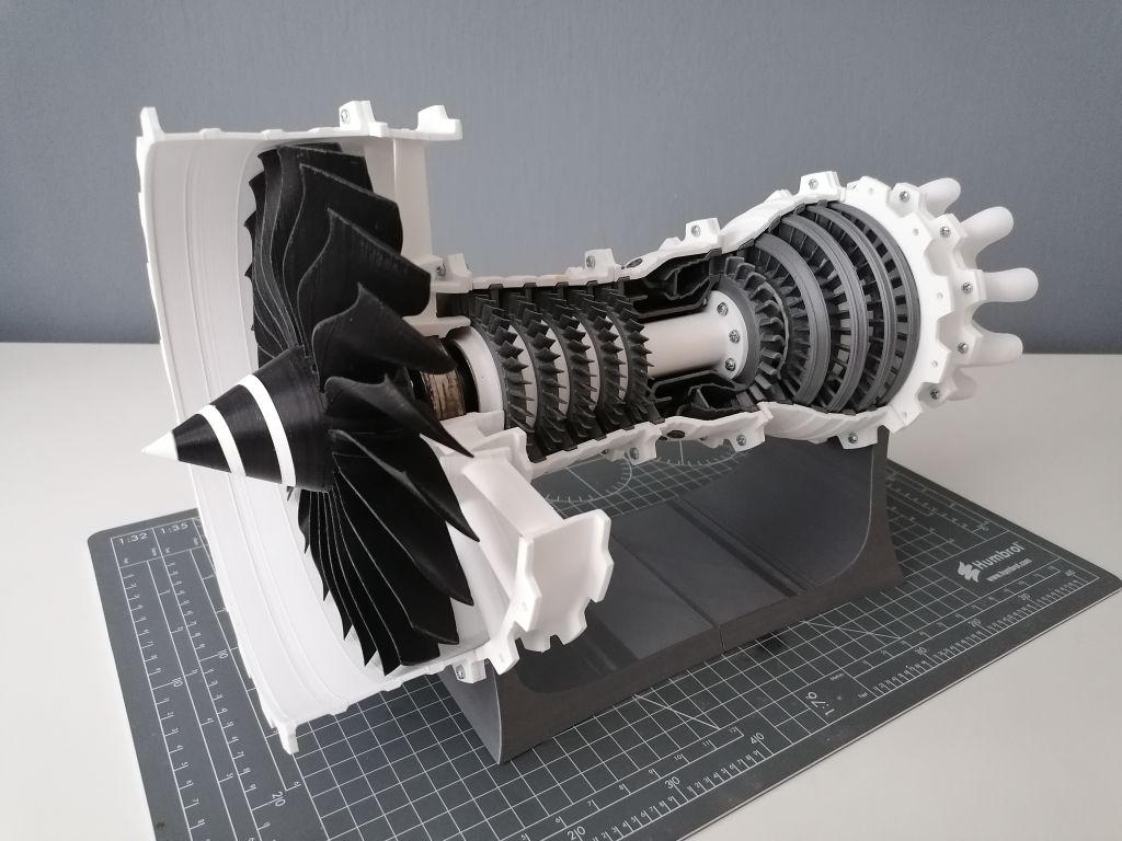 3DPrinted Turbofan Engine