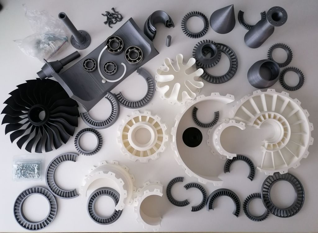 3DPrinted Turbofan Engine