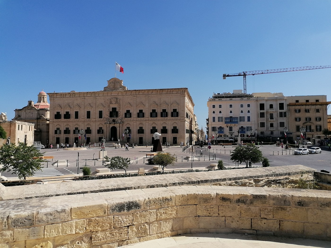 Valletta - Castille Square - Auberge de Castille (Berga ta’ Kastilja)