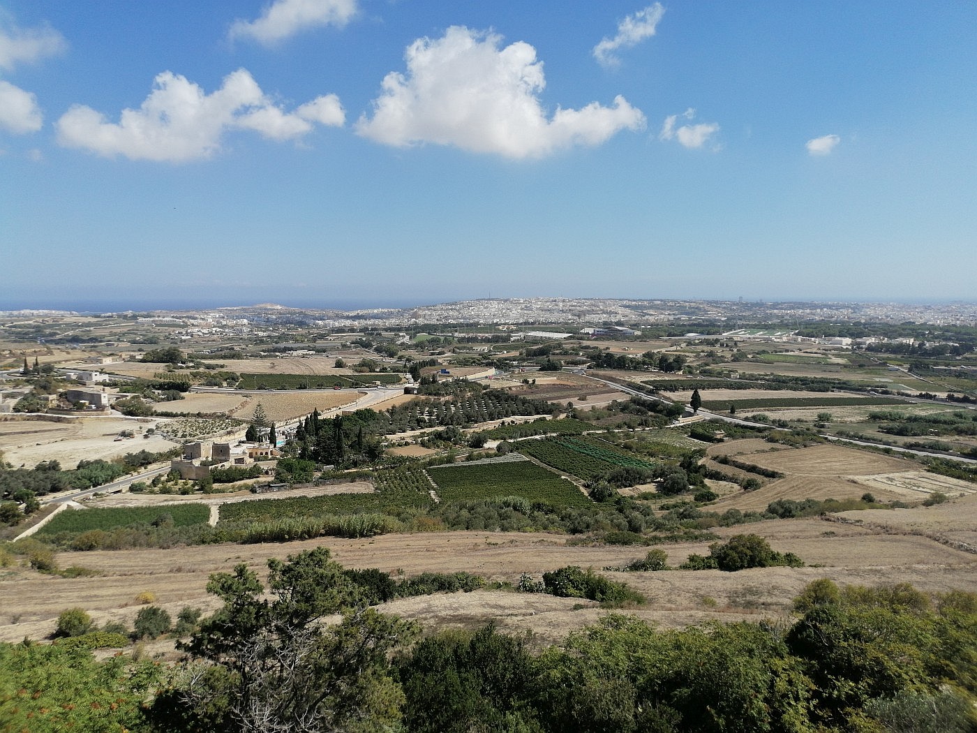 View from Mdina Walls, Malta