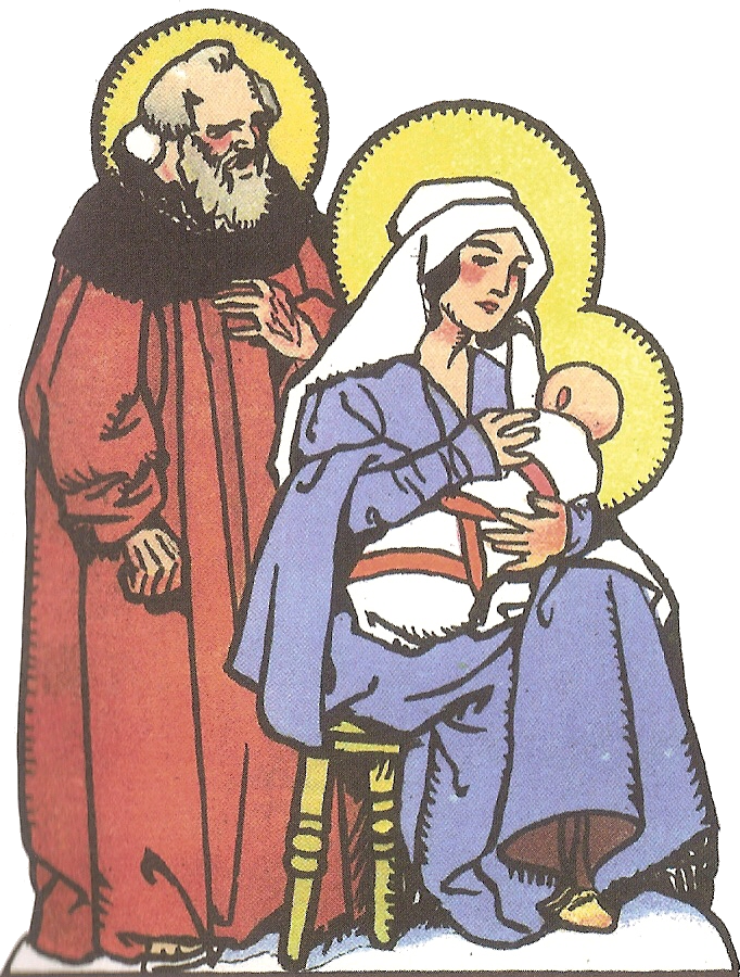 Josef, Marie a Ježíšek